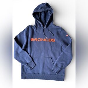 NFL Nike Men's Blue Broncos Hoodie